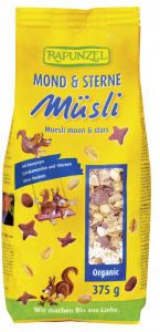 Cereale, fulgi, mic dejun - Musli bio în formă de lună si stele