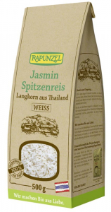 Produse de post - Orez bio Jasmin alb cu bob lung ascuţit