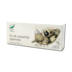Aparatul urogenital - Ou prepelita japoneza, 30 capsule, Medica