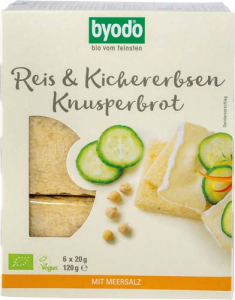 Alimente - Paine bio crocanta cu orez si naut fara gluten