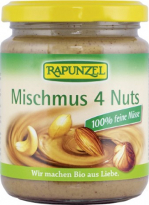 Alimente - Pasta bio amestec 4 feluri de nucă