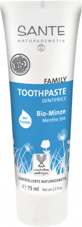 Cosmetice - Pasta de dinti cu menta bio si fluor