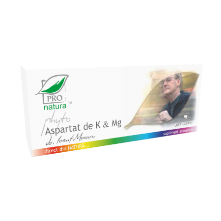 Vitamine - Phyto Aspartat de K Mg, 30 capsule, Medica