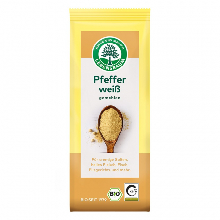 Condimente bio - Piper alb măcinat ecologic