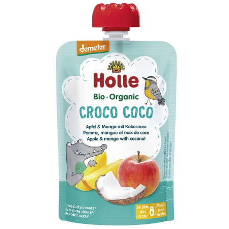 Piure bio copii - Piure bio din mere, mango si cocos pentru copii, +8 luni