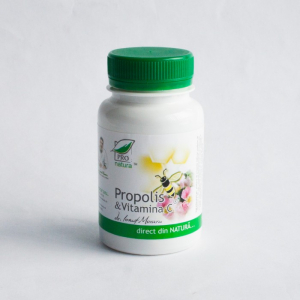 Vitamina C - Propolis C, 60 comprimate, Medica
