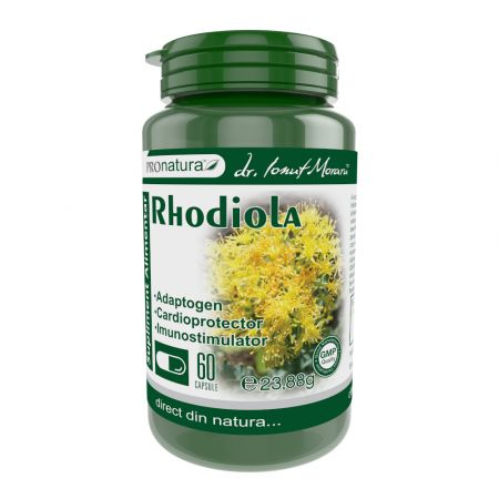Inima si circulatie - Rhodiola, 60 capsule, Medica