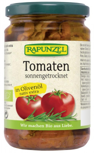 Gemuri, produse conservate - Rosii uscate in ulei de masline Rapunzel