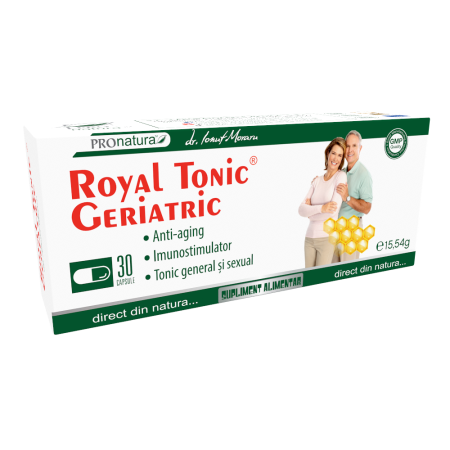 Imunitate - Royal Tonic Geriatric Medica Pro Natura, 30 capsule - Vitalitate și Memorie