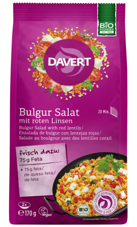 Mixuri bio si blaturi - Salata de bulgur cu linte rosie