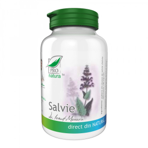 Sistemul digestiv si afectiuni digestive - Salvie, 60 capsule, Medica