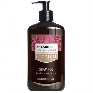 Pentru femei - Sampon ultra-hranitor cu ulei de cocos pentru par fara stralucire, foarte uscat si frizzy, Arganicare, 400 ml
