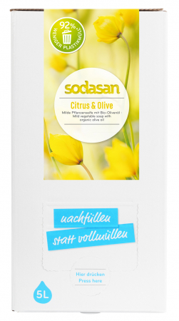 Cosmetice - Sapun lichid cu lamaie si masline bio