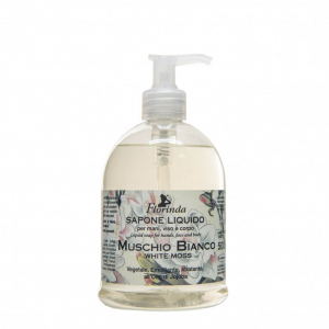 Sapunuri - Sapun lichid vegetal hidratant cu mosc alb si ulei de Jojoba, Florinda, 500 ml La Dispensa