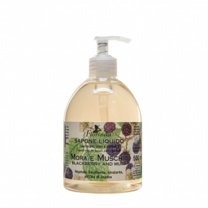 Sapunuri - Sapun lichid vegetal hidratant cu mure si mosc si ulei de Jojoba, Florinda, 500 ml La Dispensa