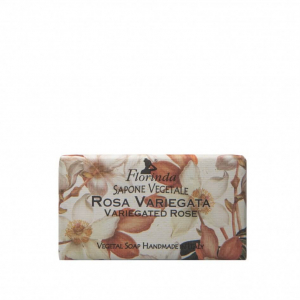 Sapunuri - Sapun vegetal cu trandafir pestrit Florinda, 100 g La Dispensa