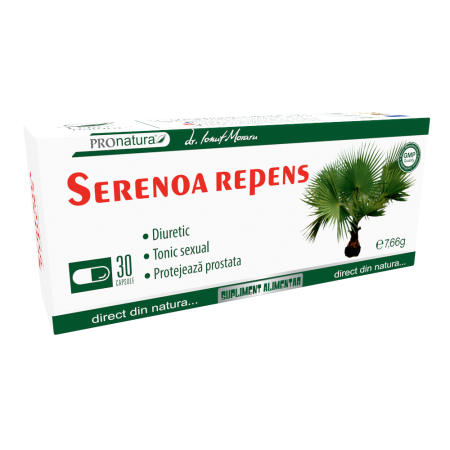Aparatul urogenital - Serenoa repens, 30 capsule, Medica