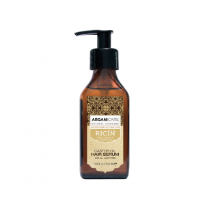 Tratamente de par - Serum protector si regenerant cu ulei de ricin pentru toate tipurile de par, Arganicare, 100 ml