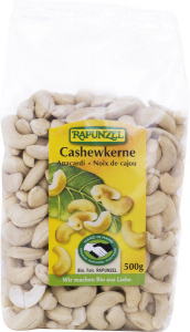 Nuci, seminte, boabe, tarate - Sâmburi caju bio întregi HIH 500g