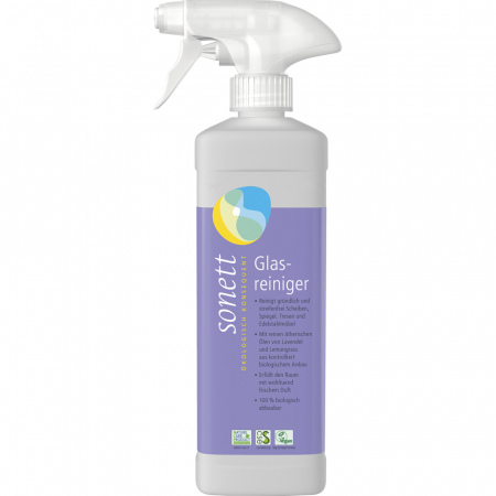 Produse bio pentru curatenia casei - Solutie pentru curatat sticle si ferestre cu pulverizator