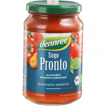 Sosuri bio din tomate - Sos de rosii cu legume si busuioc Sugo Pronto