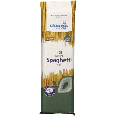 Alimente - Spaghetti bio din grau alb spelta
