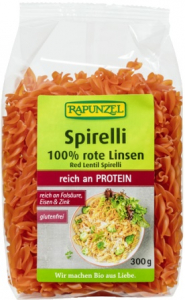 Produse de post - Spirelli din linte rosie fara gluten