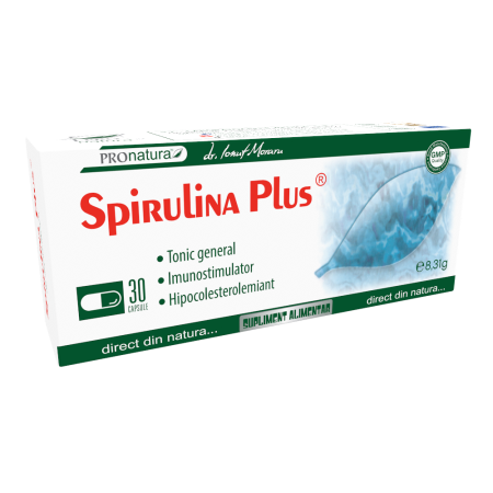 Imunitate - Spirulina Plus, 30 capsule, Medica