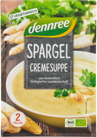Semipreparate - Supa crema de sparanghel bio, la plic