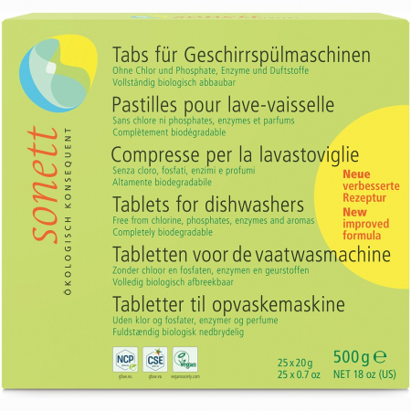 Produse bio pentru curatarea vaselor - Tablete pentru masina de spalat vase