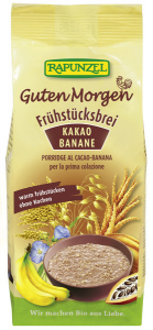 Cereale, fulgi, mic dejun - Terci bio cu banane si cacao