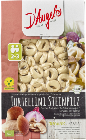 Paste fainoase - Tortellini bio cu umplutura de hribi