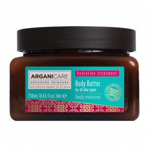 Creme si lotiuni de corp - Unt de corp cu ulei de argan, Arganicare, 250 ml