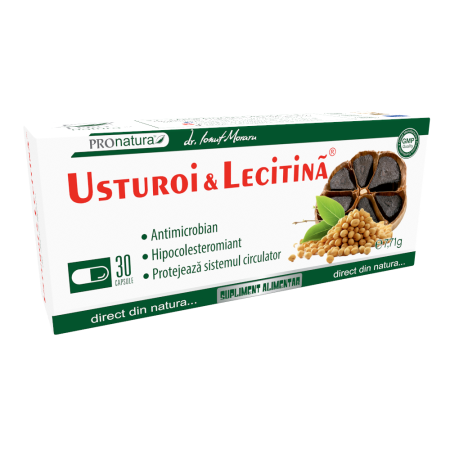 Usturoi - Usturoi & Lecitină, 30 capsule, Medica