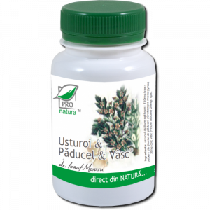 Usturoi - Usturoi & Păducel & Vâsc, 200 capsule, Pro Natura
