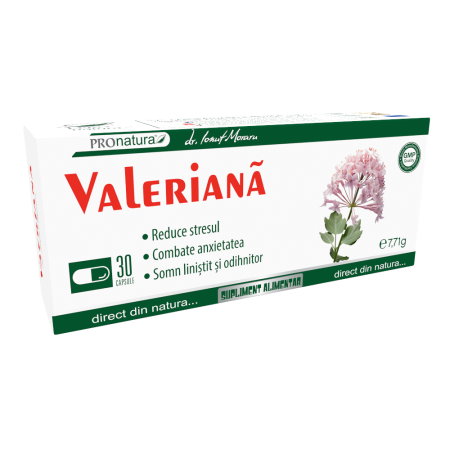 Remedii - Valeriană, 30 capsule, Medica