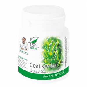 Detoxifiere - Ceai verde, 200 capsule, Medica