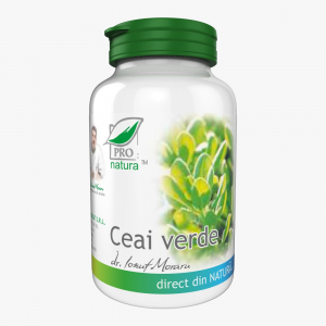 Detoxifiere - Ceai verde, 60 capsule, Medica