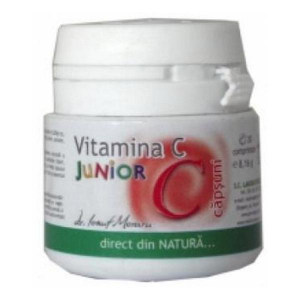 Vitamina C - Vitamina C Junior Capsuni, 20 comprimate, Medica