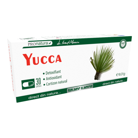 Detoxifiere - Yucca, 30 capsule, Medica