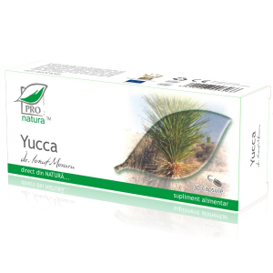 Detoxifiere - Yucca, 30 capsule, Medica