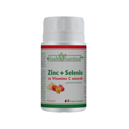 Remedii - Zinc Seleniu si Vitamina C 90 CPS, Health Nutrition
