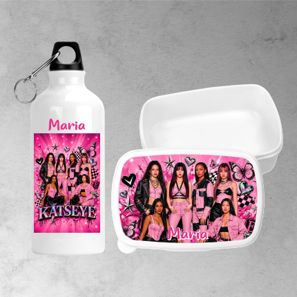 Set lunch box și bidon personalizat