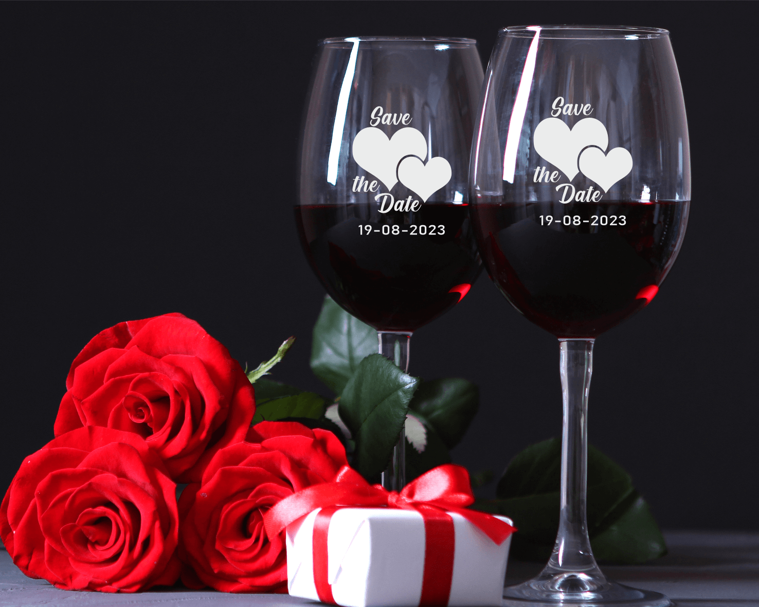 Pahare de vin personalizate