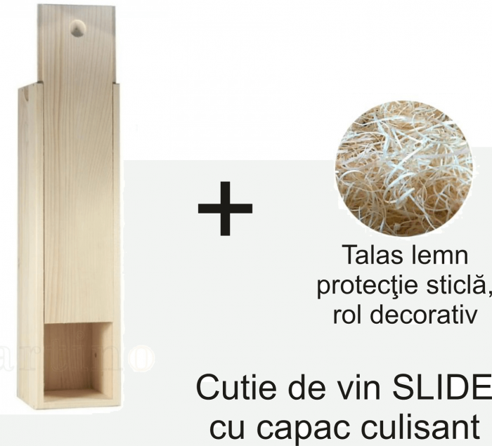Cutie de vin personalizată - Sărbatori fericite [3]