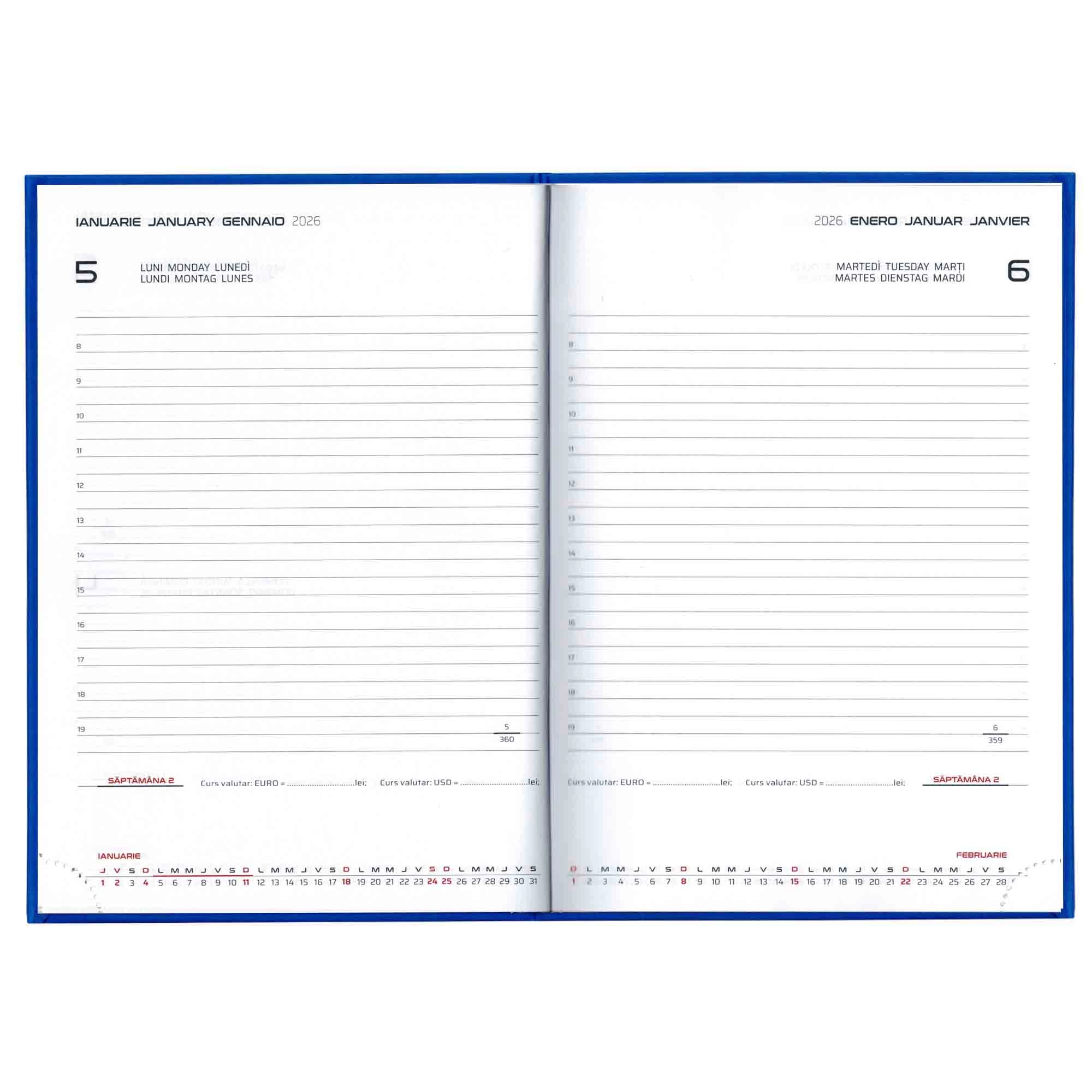 Agendă A5 datată 2026 personalizată cu logo [3]