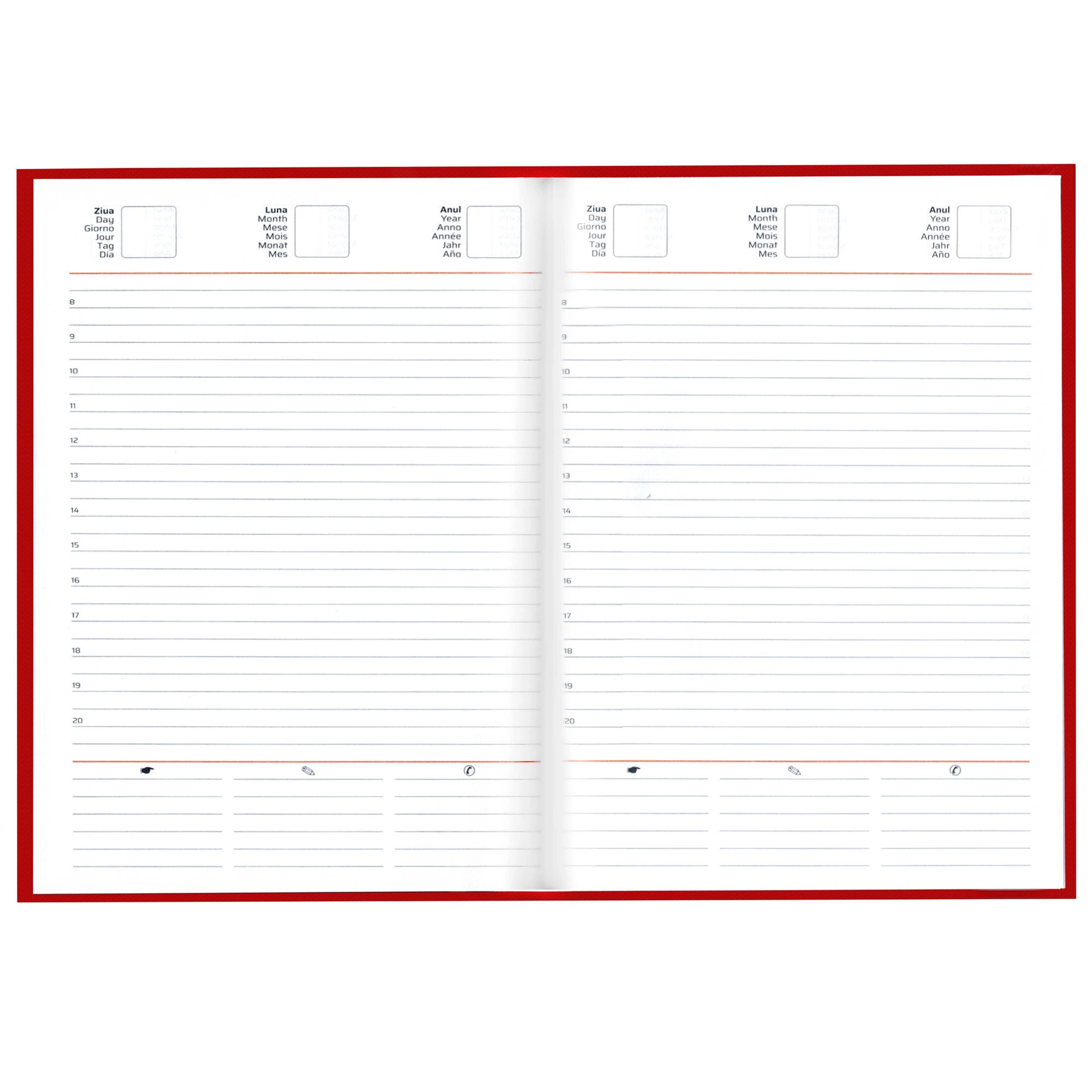 Agenda personalizată nedatată A5 - Învățătoare - Model 2 [7]