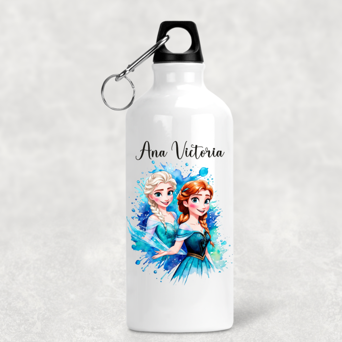 Bidon de apă personalizat - Ana și Elsa [1]