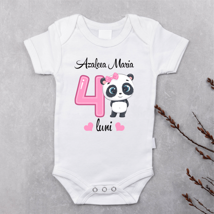Body personalizat - aniversare - Ursuleț panda [1]
