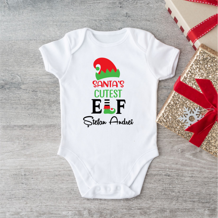 Body personalizat - Crăciun - Elf - Model băiețel [1]